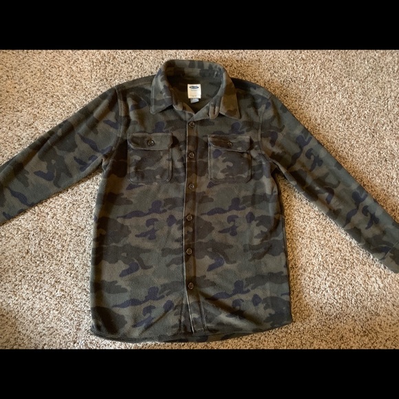Old Navy Other - Boys Old Navy Camo Flannel Jacket
